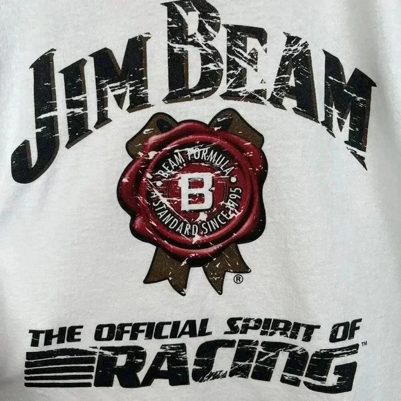 Jim Beam Racing T-Shirt - The Official Spirit of Racing - Picture 3 of 4